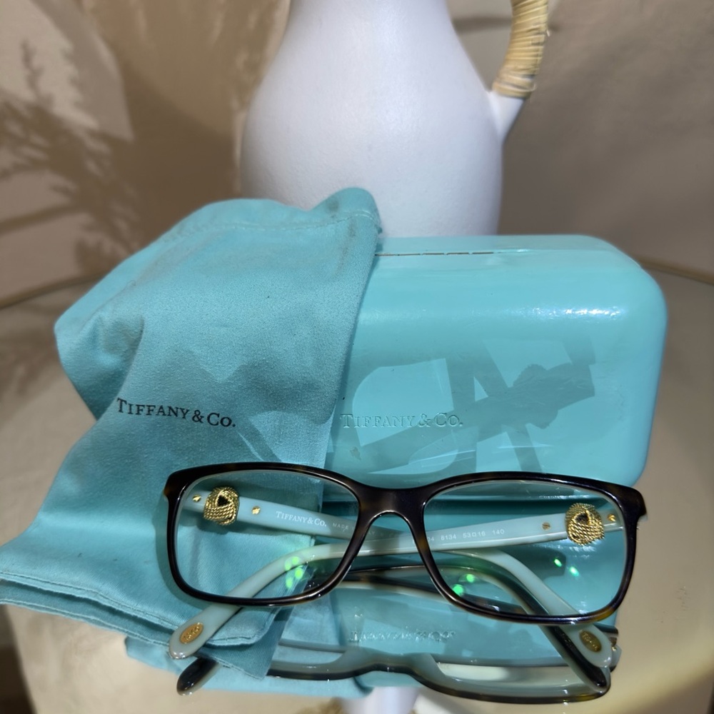Tiffany & Co. Teal Eyewear Set